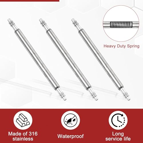LEONTOOL Kit 360 goupilles montre 8-25 mm + outil inox
