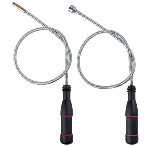 LEONTOOL Tiges magnétiques flexibles 60 cm lot de 2
