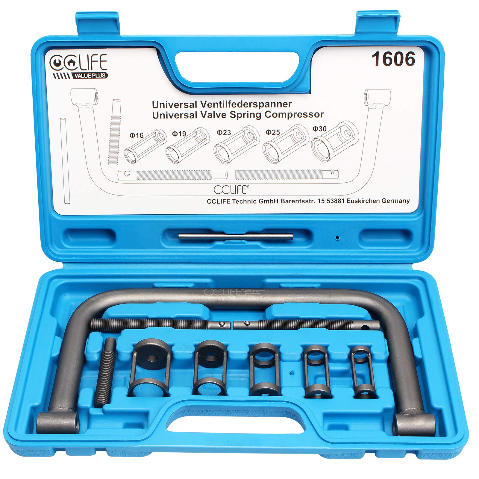 CCLIFE Spring Compressor compresseur ressort soupape 10 pièces