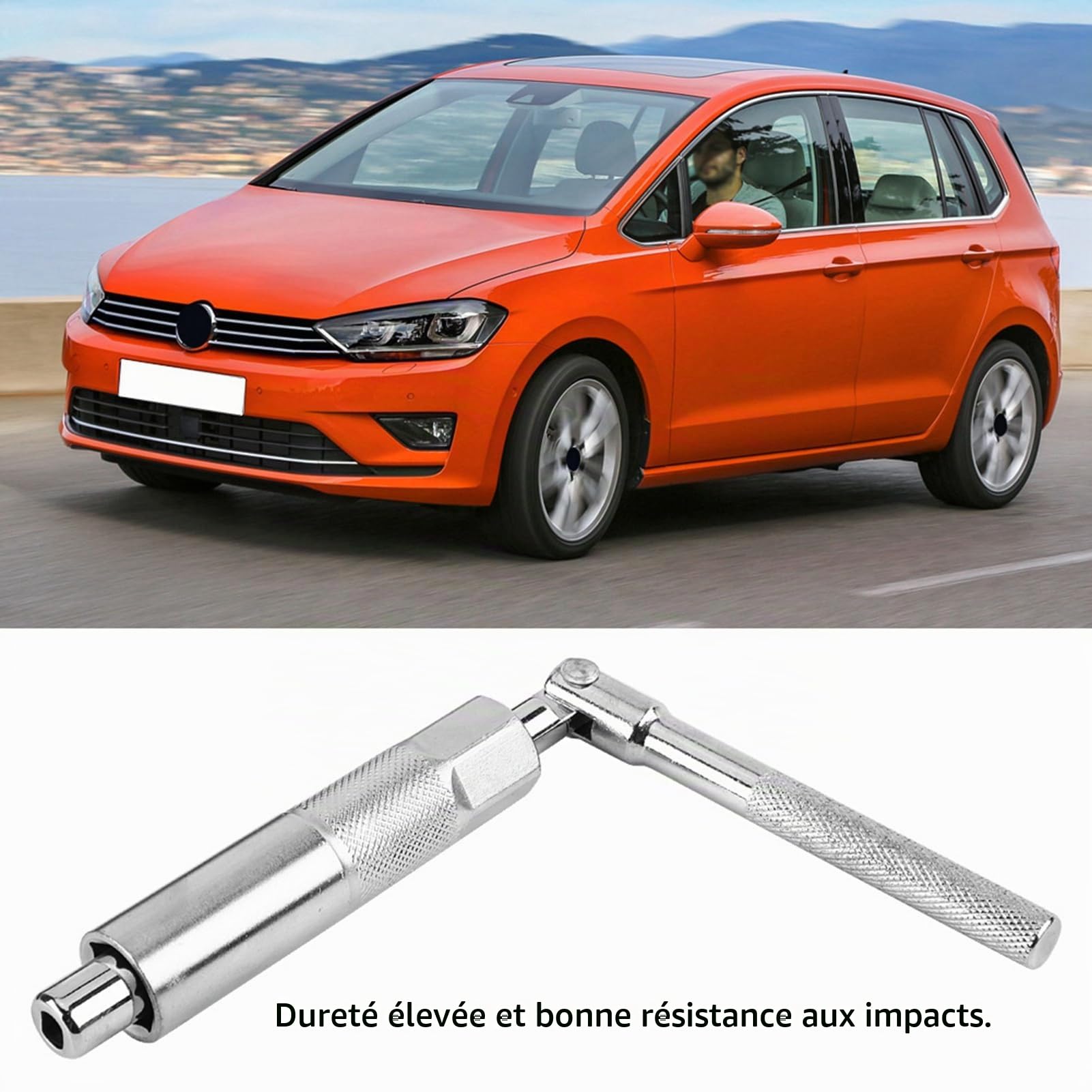 OUKENS clé amortisseur arrière douille 17 mm 270 mm Cr-V