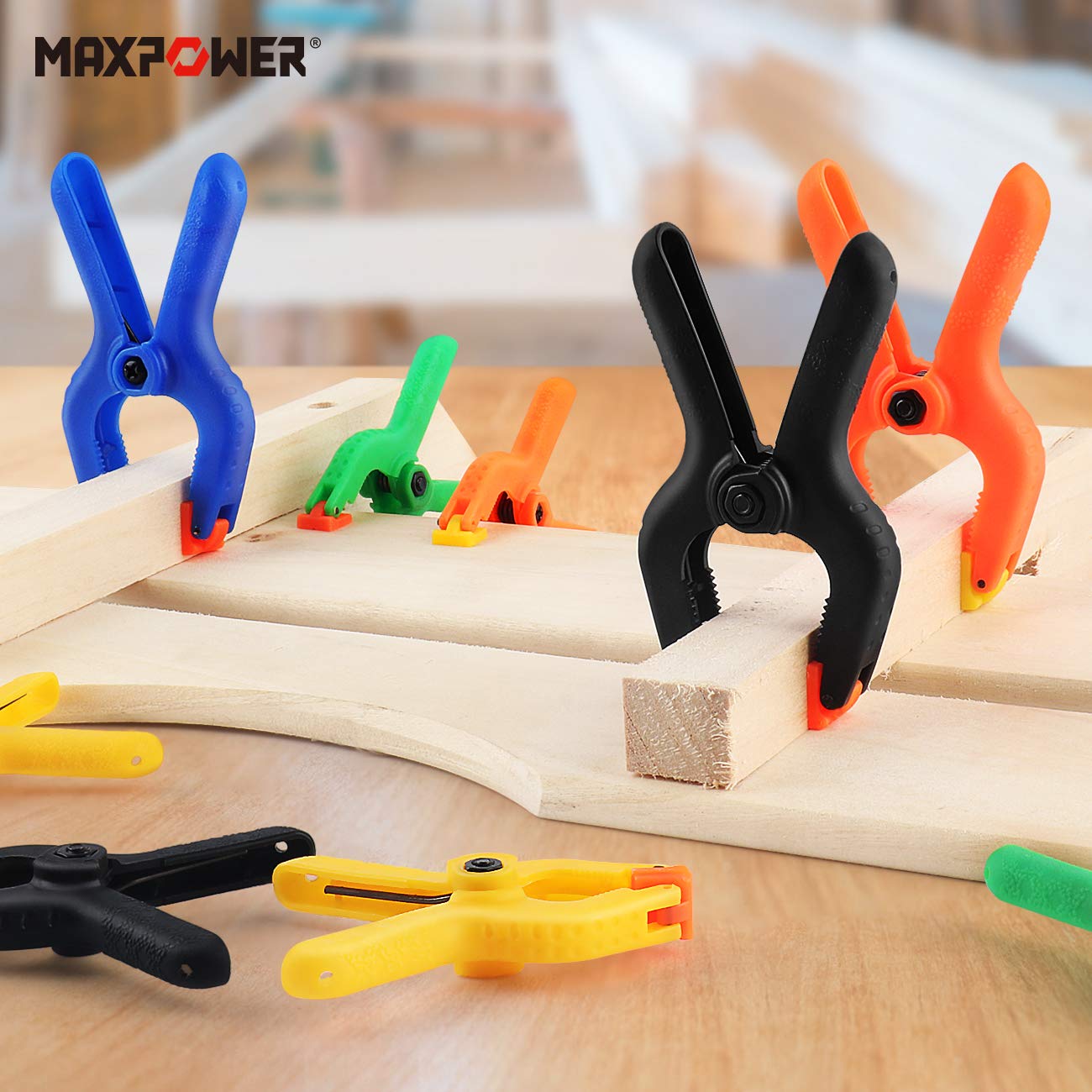 MaxPower Outils de serrage lot 22 pinces à ressort ABS