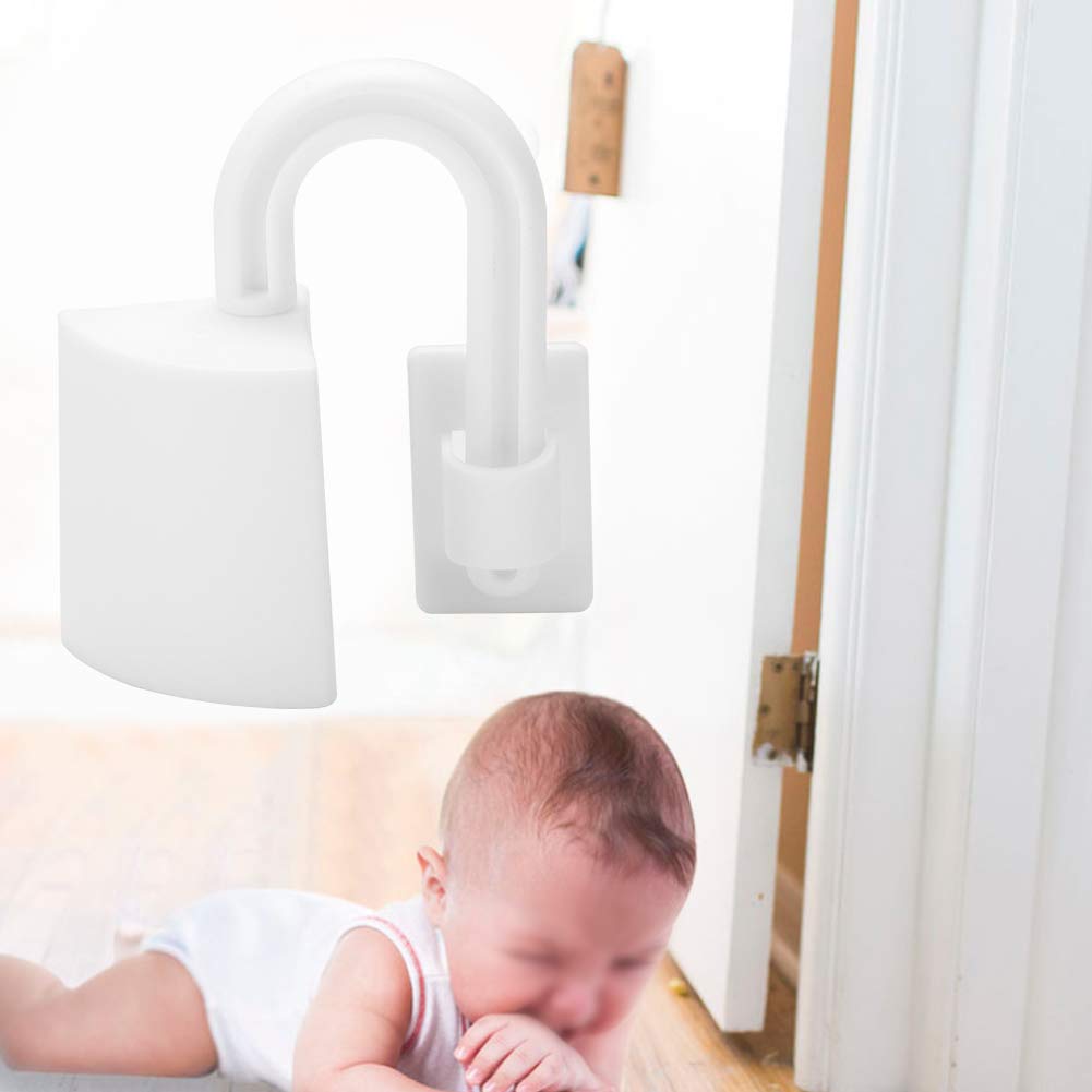 OUKENS Butée de porte sécurité enfant PP lot de 4