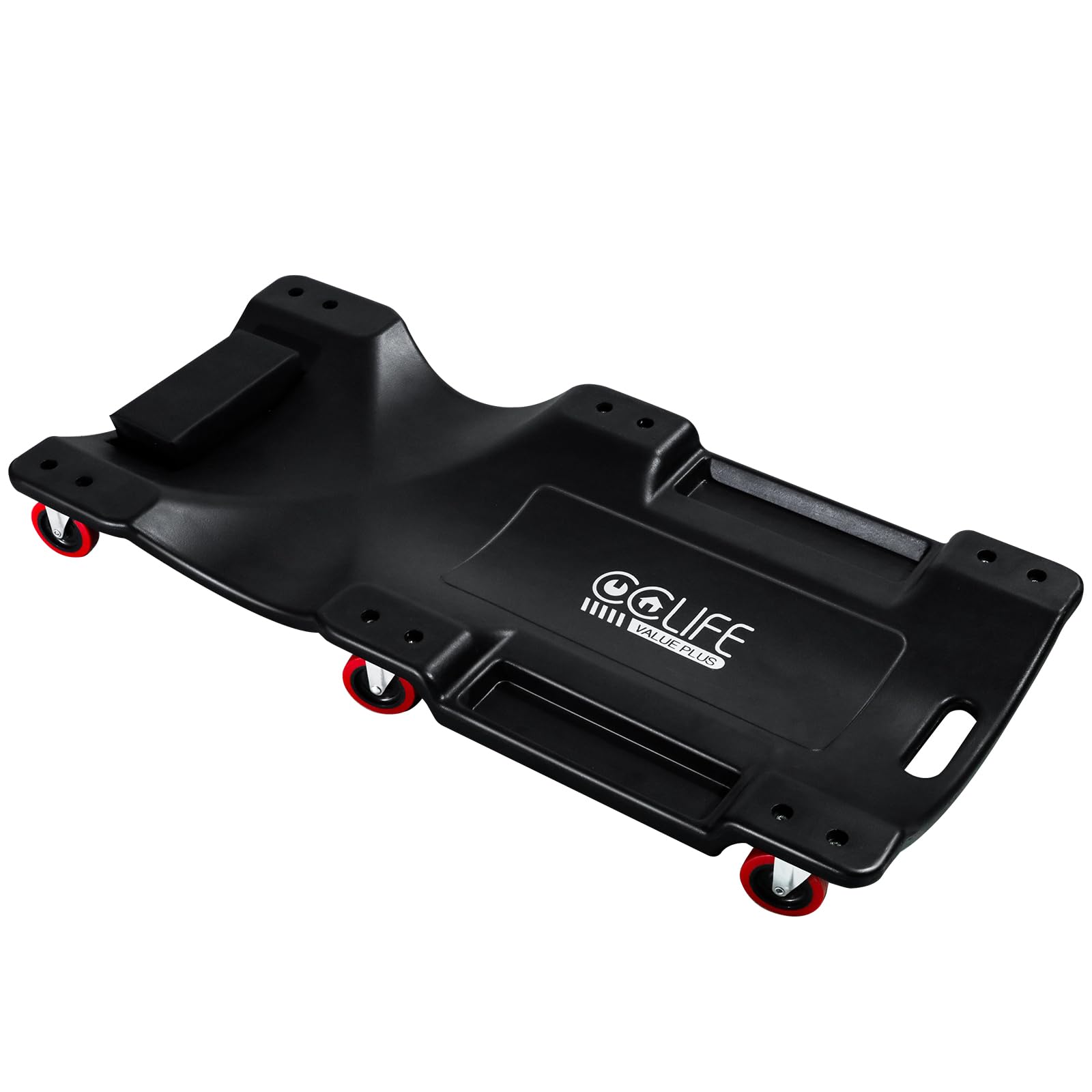 CCLIFE DIY Tools Chariot de visite 6 roues 900x450 mm 180 kg