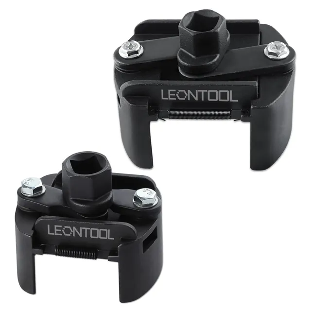 LEONTOOL Clé filtre à huile réglable lot de 2 douilles