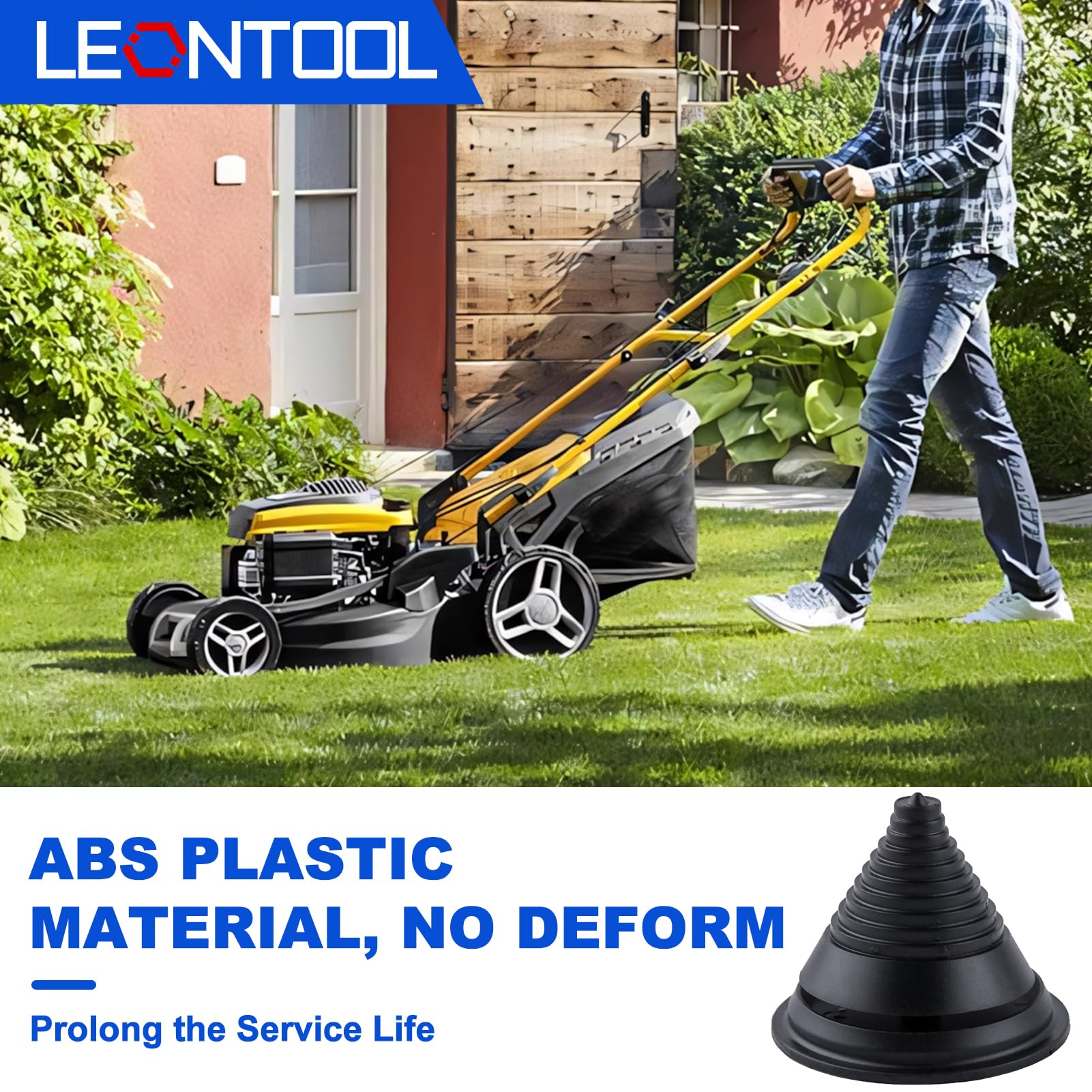 LEONTOOL Outils Jardinage Aiguiseurs Lames Tondeuse Lot 7 Corindon