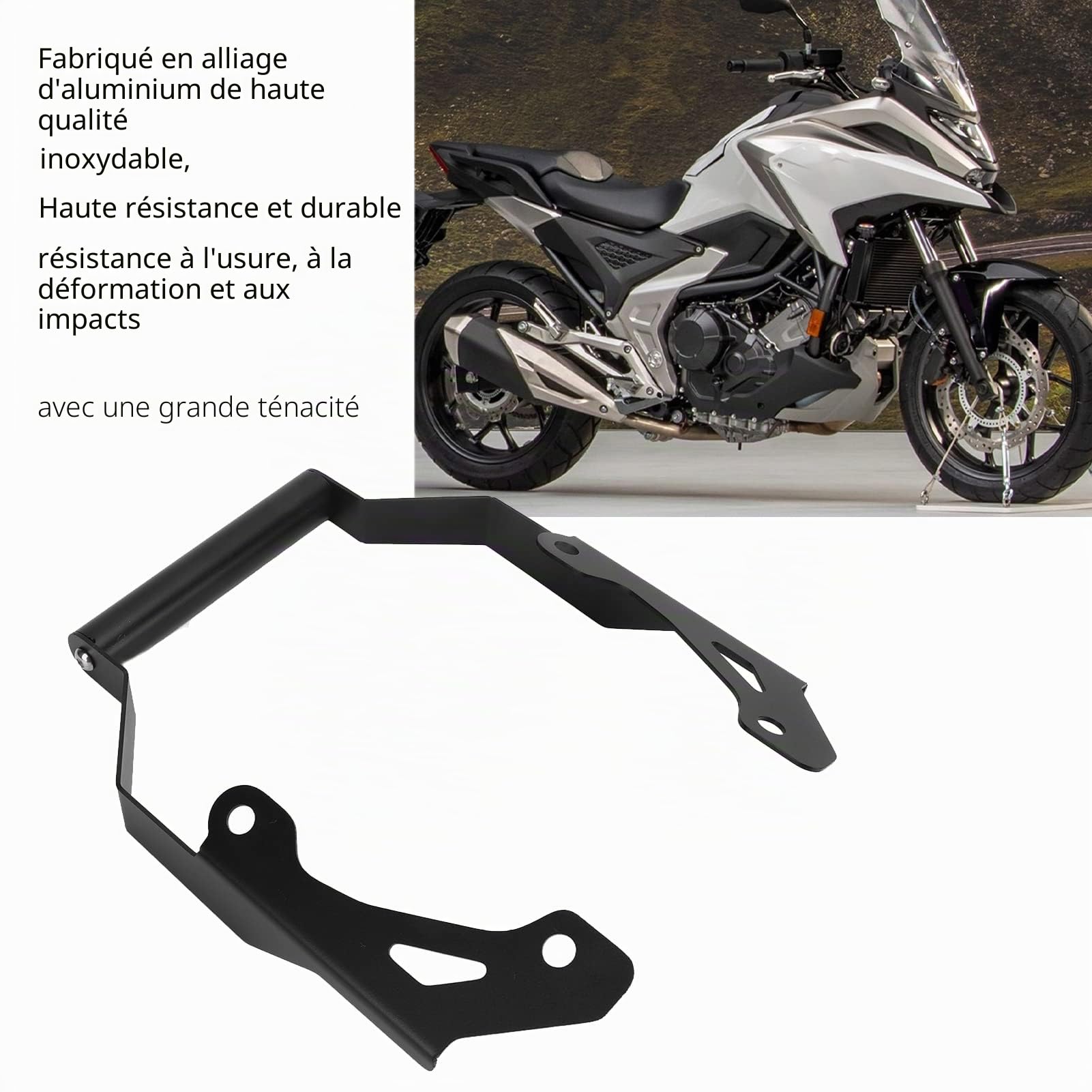 OUKENS support téléphone moto NC750X alu 2021+