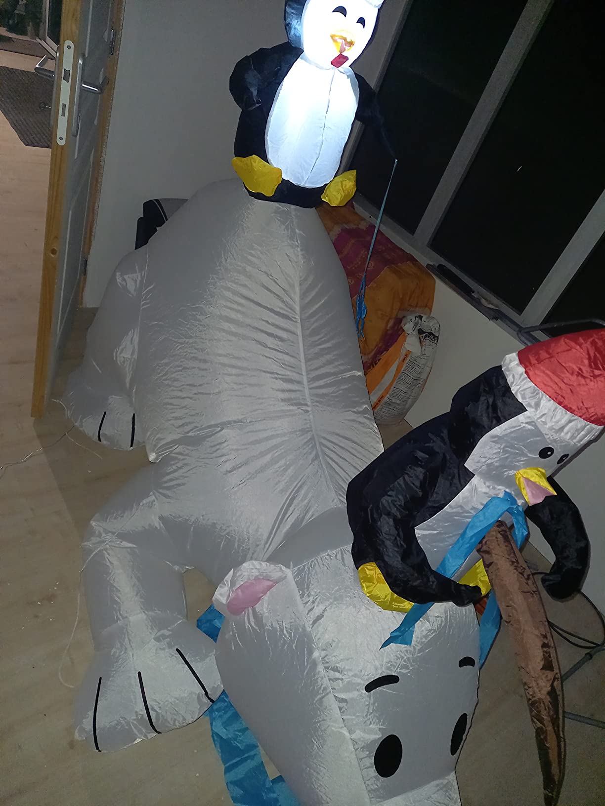 CCLIFE DIY Tools bonhomme neige gonflable LED 180 cm