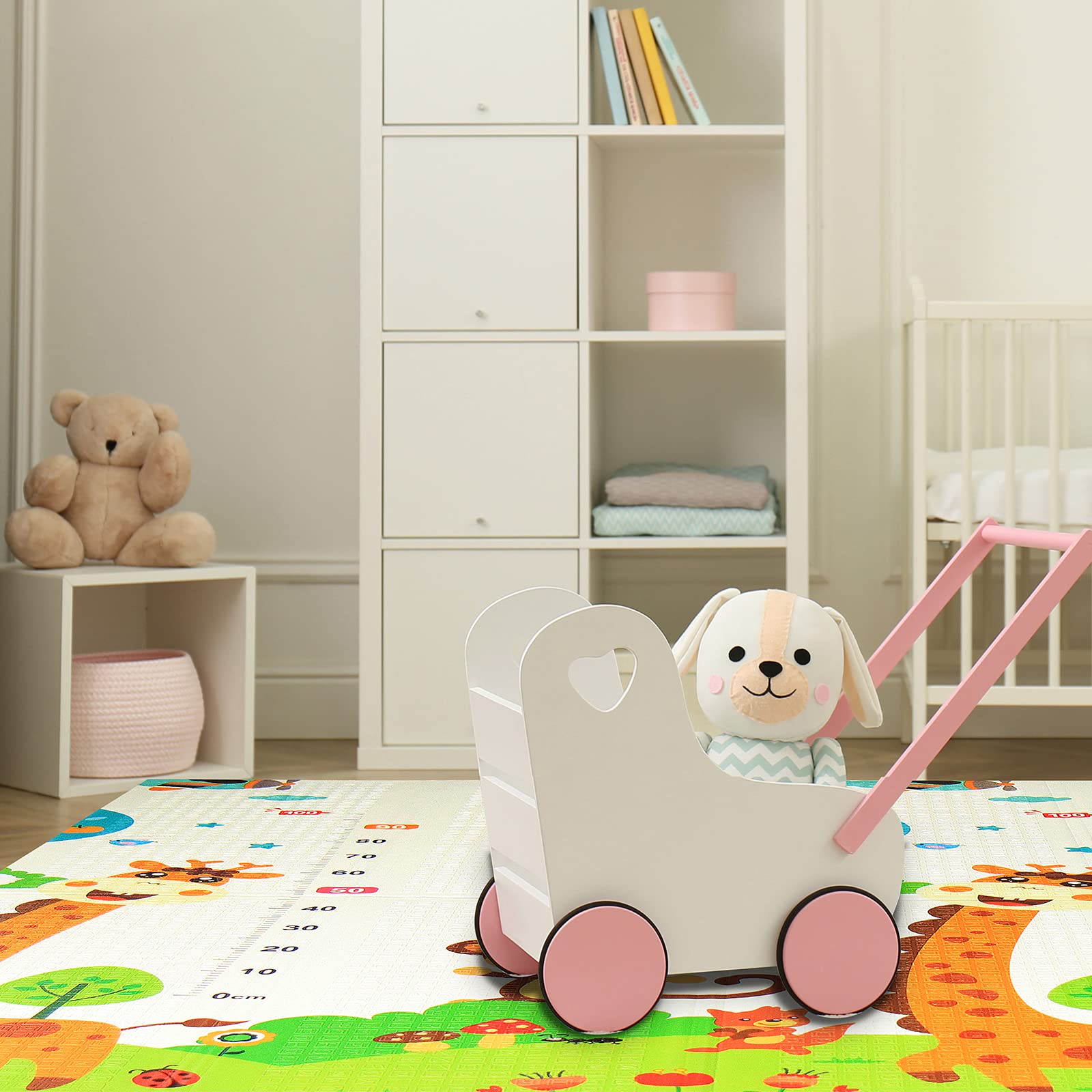 CCLIFE Baby & Kids tapis jeux 196x175 chiffres girafes