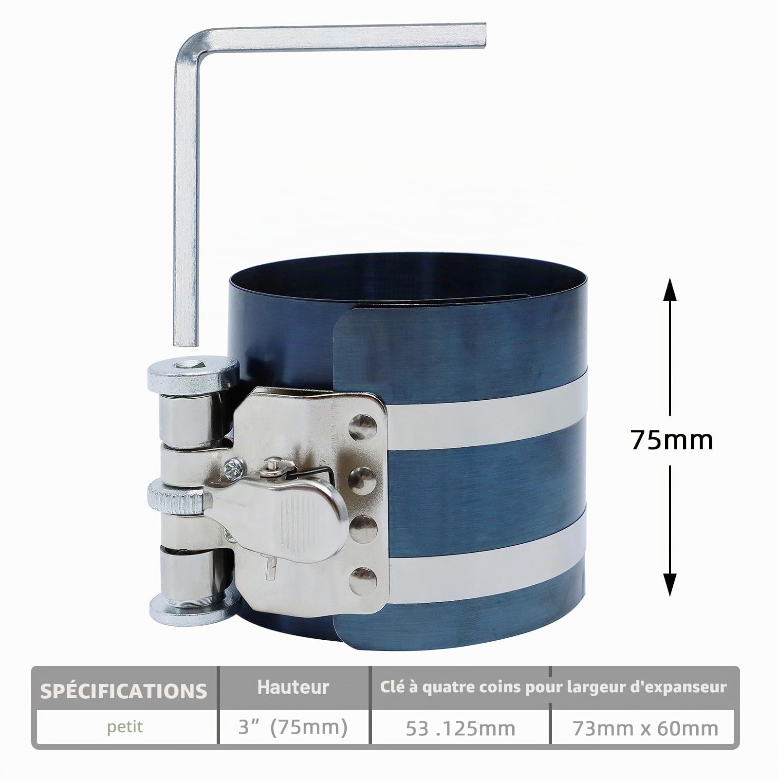 CCLIFE Spring Compressor compresseur piston 53-125 mm