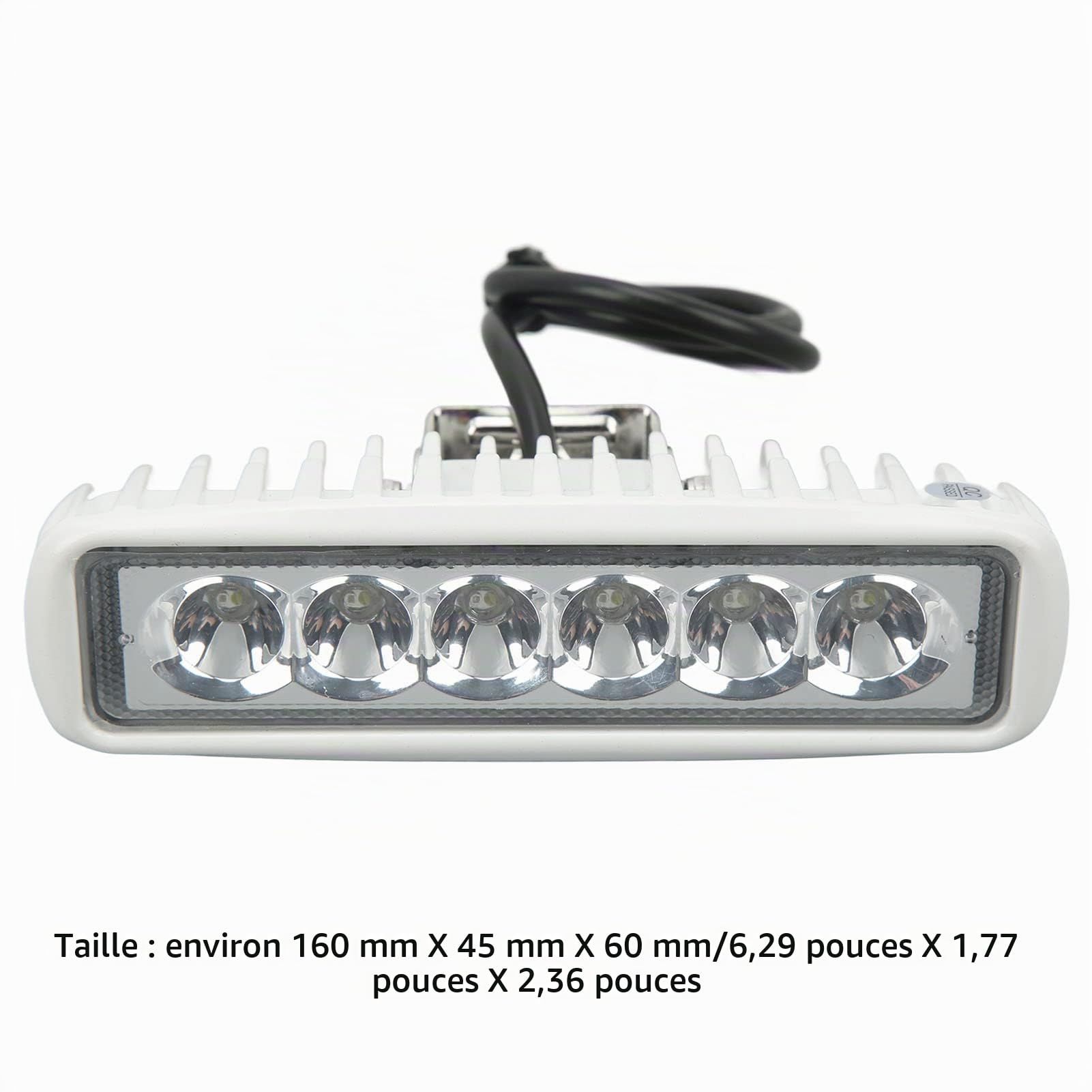 OUKENS lampe de travail LED bateau 12V-24V IP67 6 LED