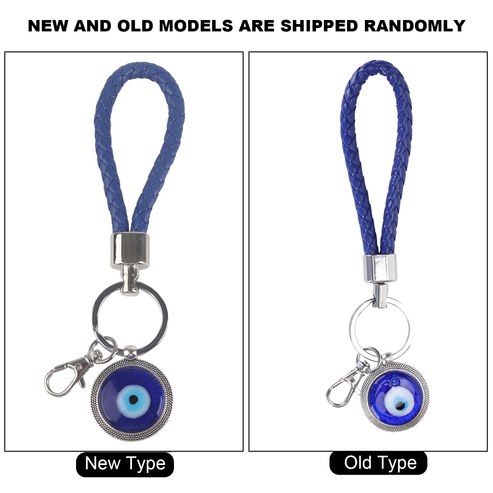 OUKENS Accessoires Porte-clés Œil Bleu Turc Verre Lot 5