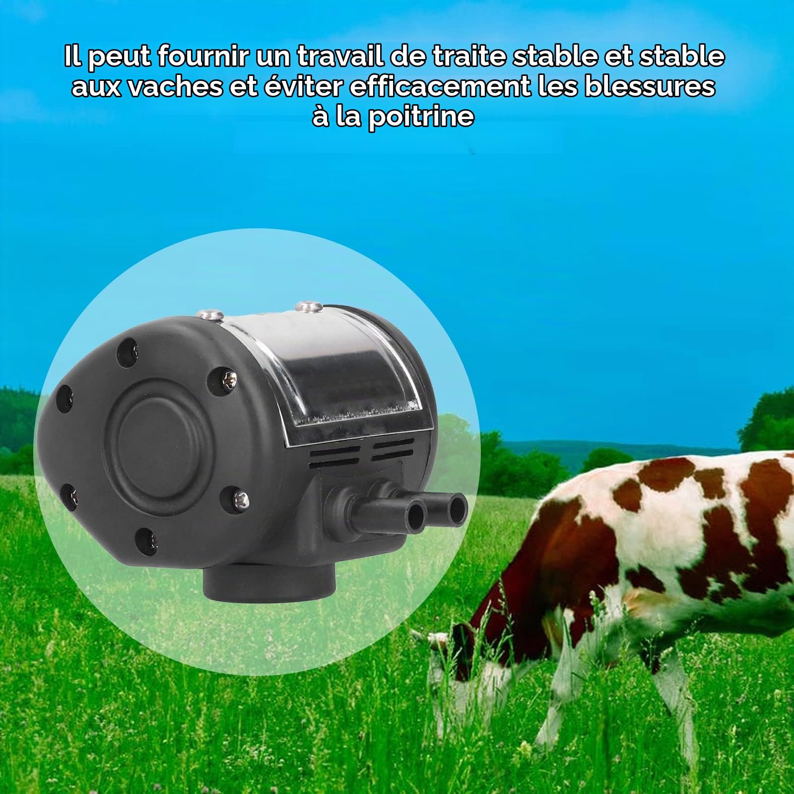 OUKENS Pulsateur machine à traire 2 sorties plastique