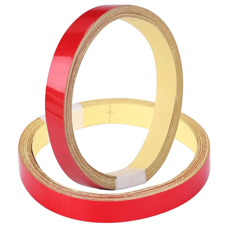 OUKENS Bande réfléchissante autocollante rouge 1cm x 5m