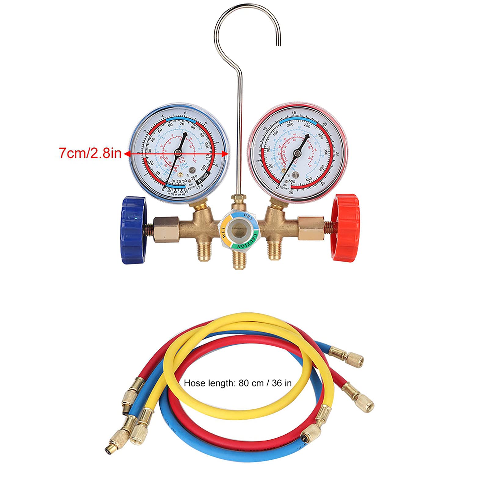 OUKENS Manifold clim auto R12 R22 R502 3 tuyaux