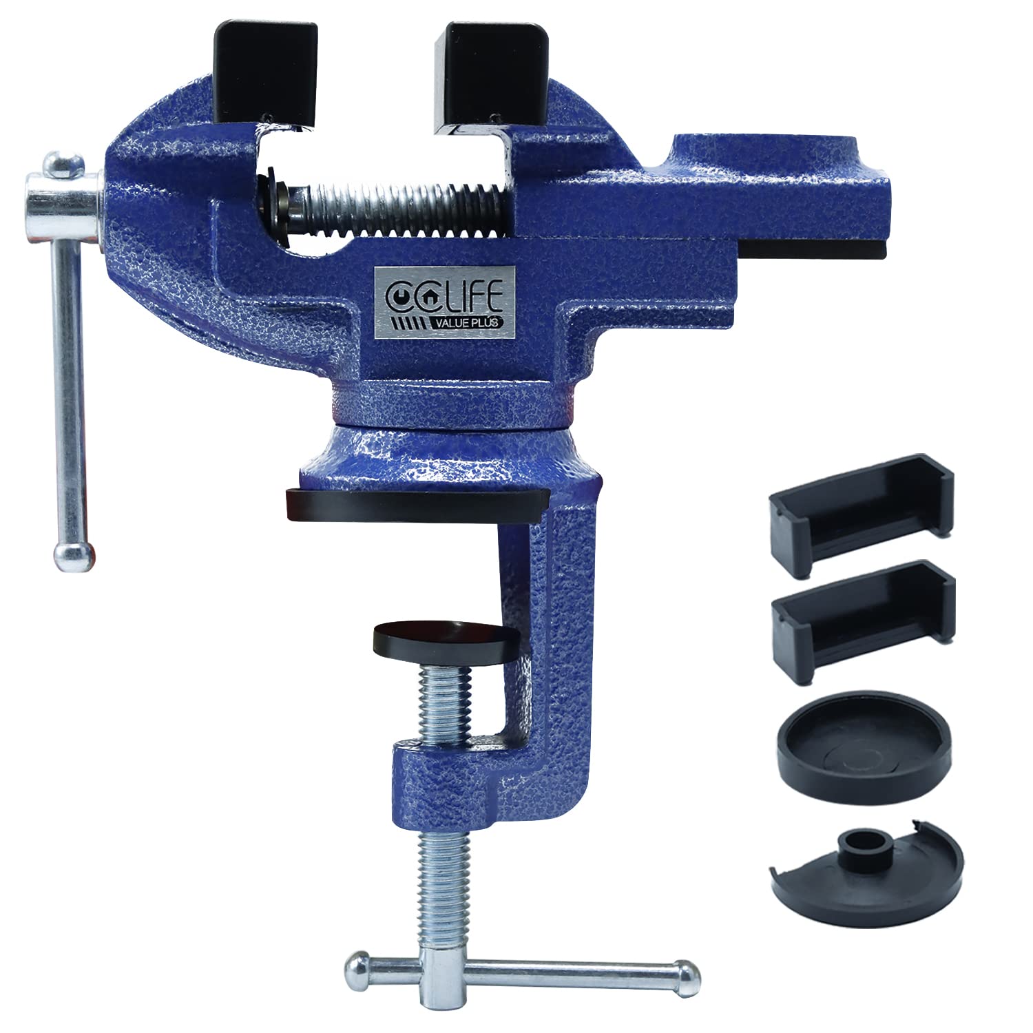 CCLIFE DIY Tools Étau Établi Fonte 100mm Acier