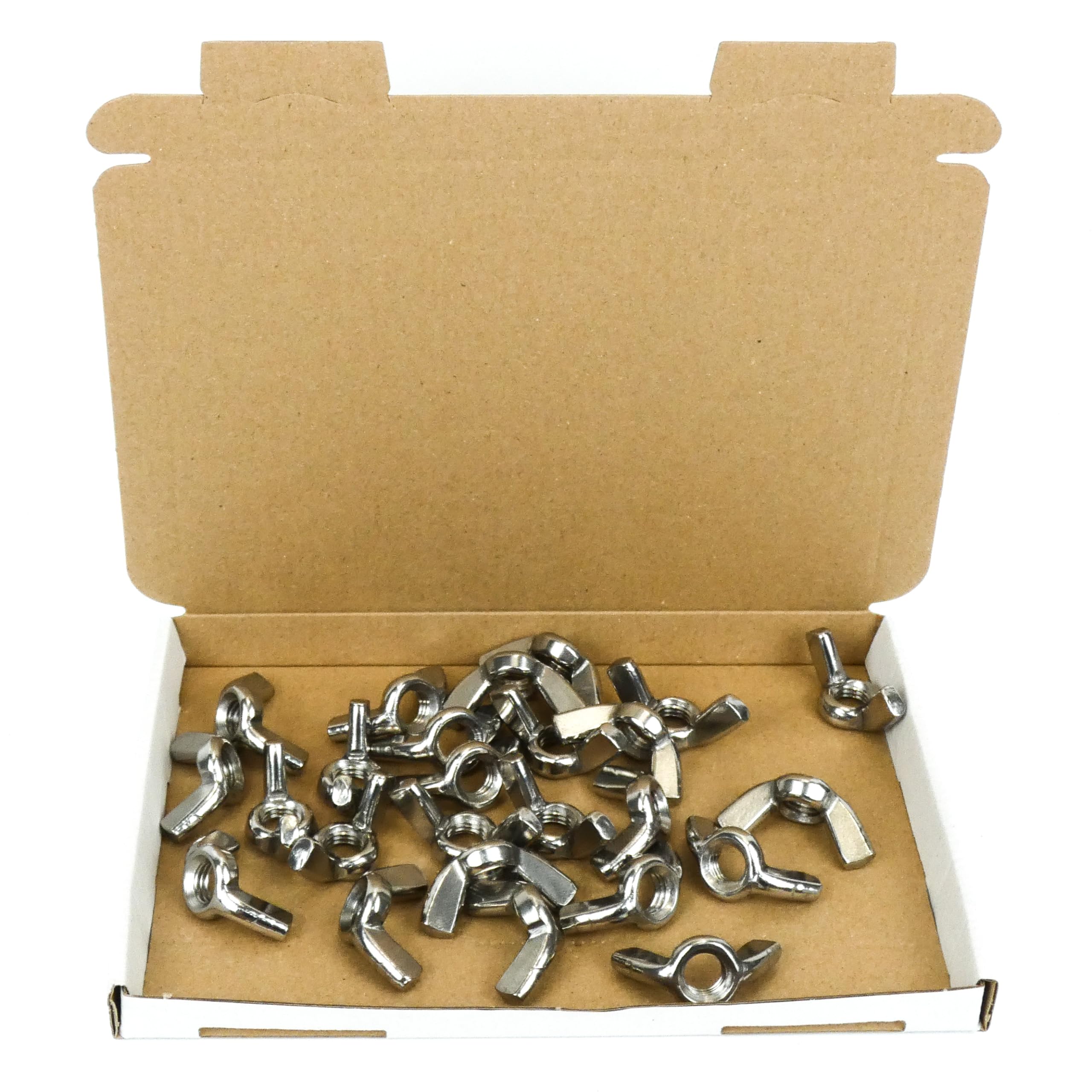 DAUMLINK Écrous Écrou papillon M12 inox 25 pcs sans outil