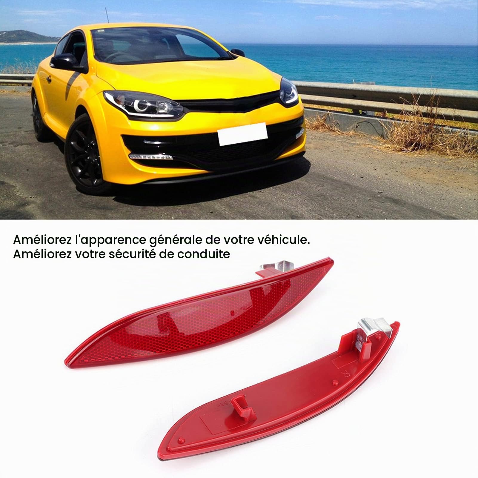 OUKENS Pièces d'auto et de moto réflecteur Megane 3 265600004R