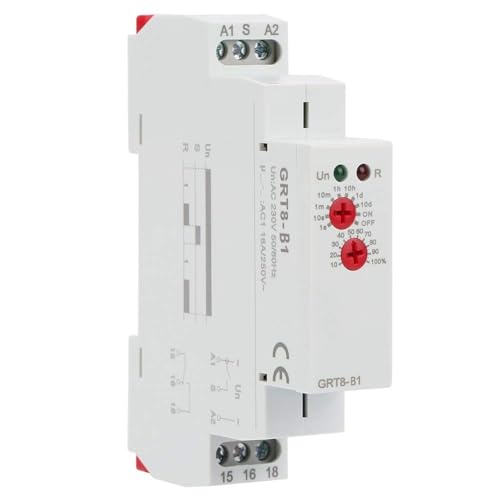 Jadeshay Installation Électrique relais temporisé GRT8-B1 220V