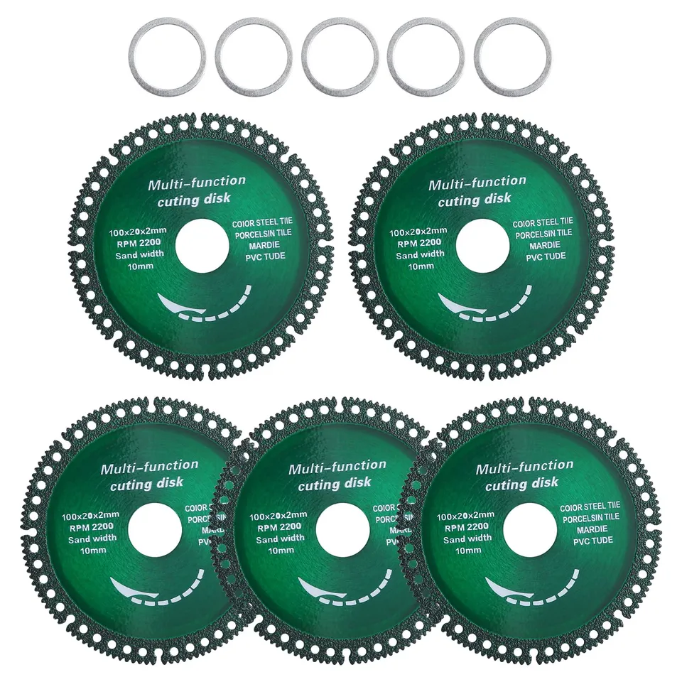 LEONTOOL Sanding lot 5 disques coupe 100 mm multifonction