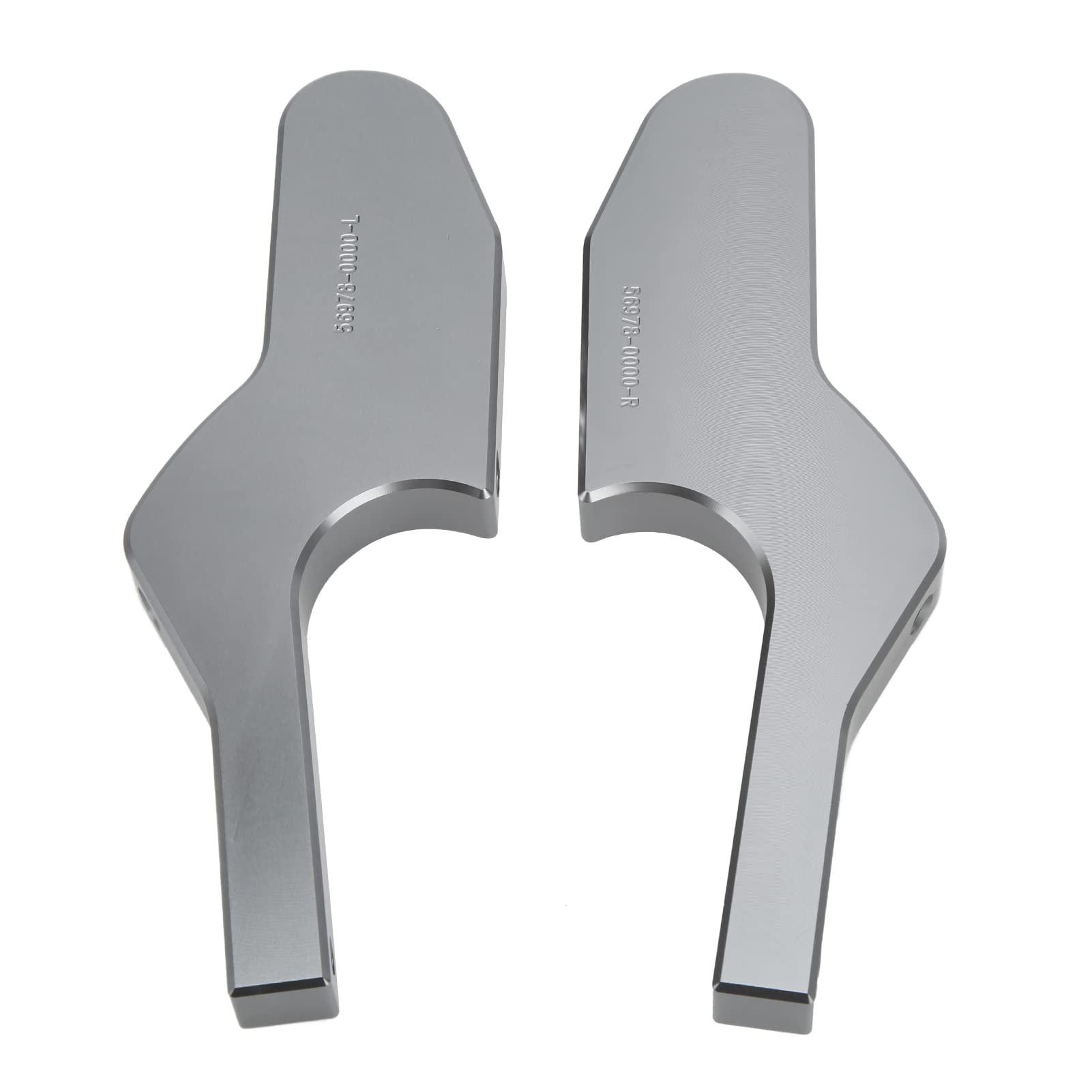 OUKENS Accessoires moto repose-pieds Vespa GTS argent