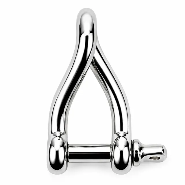 DAUMLINK Manilles manille ronde torsadée M6 inox A4 lot 2