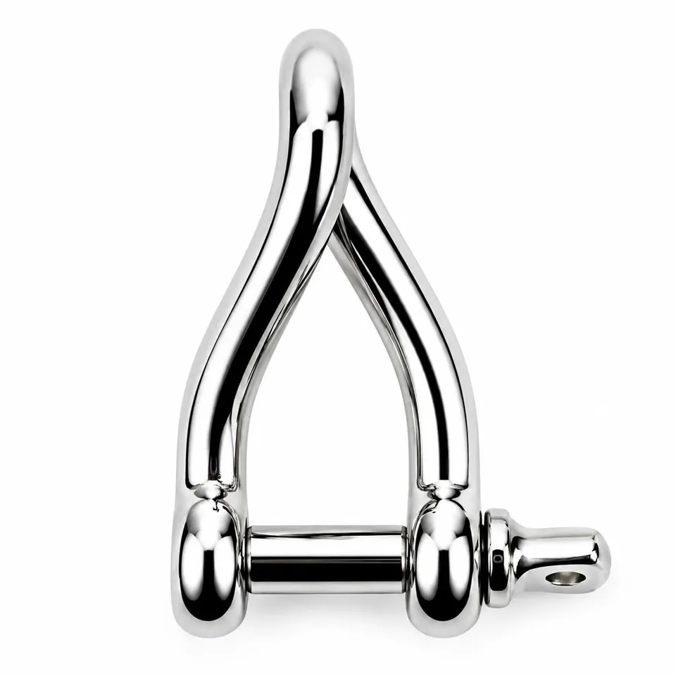 DAUMLINK Manilles manille ronde torsadée M6 inox A4 lot 2