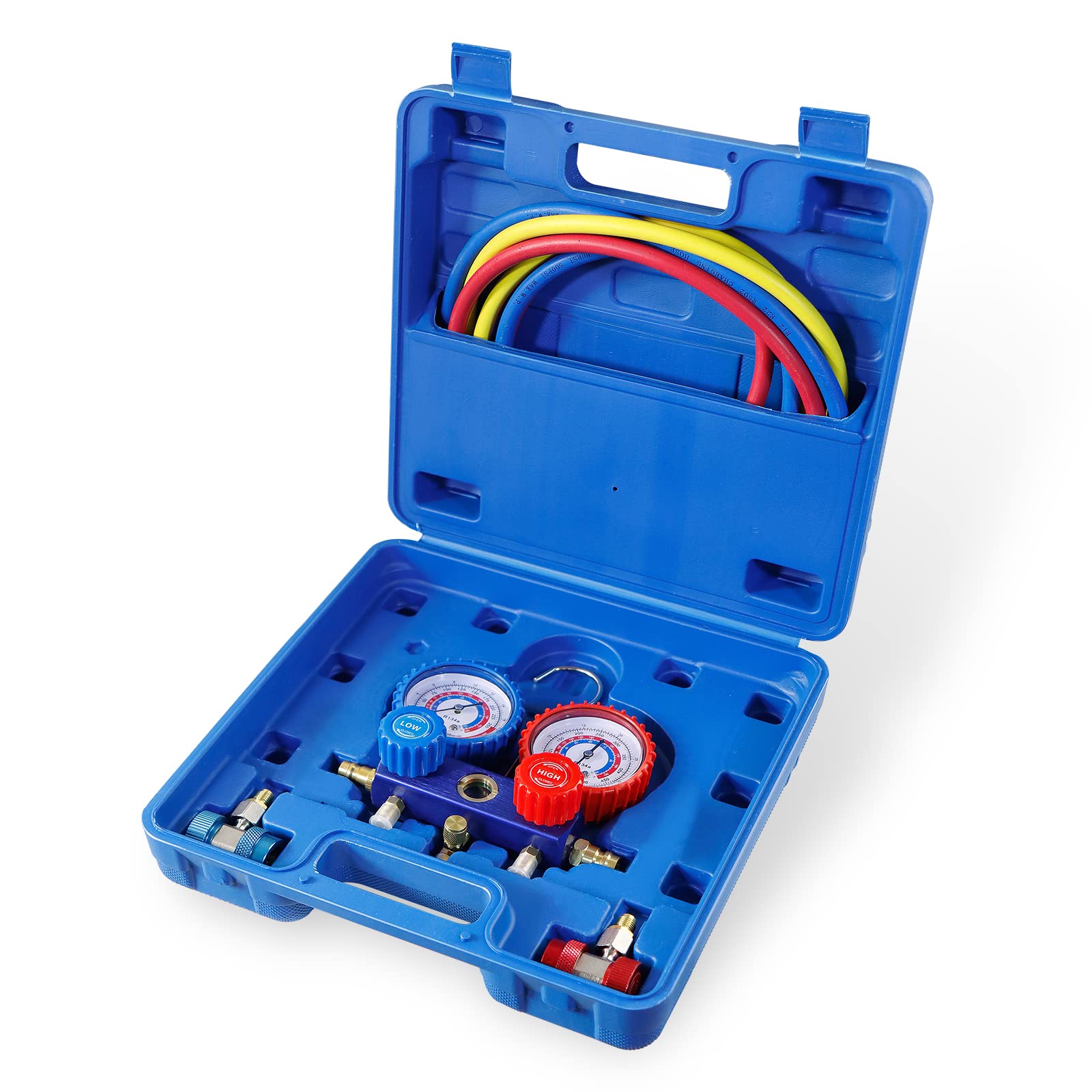 CCLIFE manomètre clim auto R134a kit 3 tuyaux