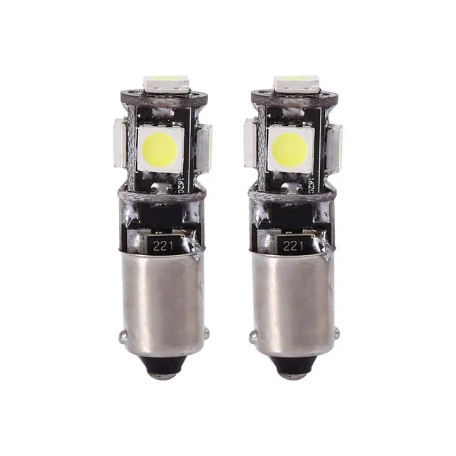 OUKENS Ampoule LED BA9S H6W Auto 360° Lot de 2