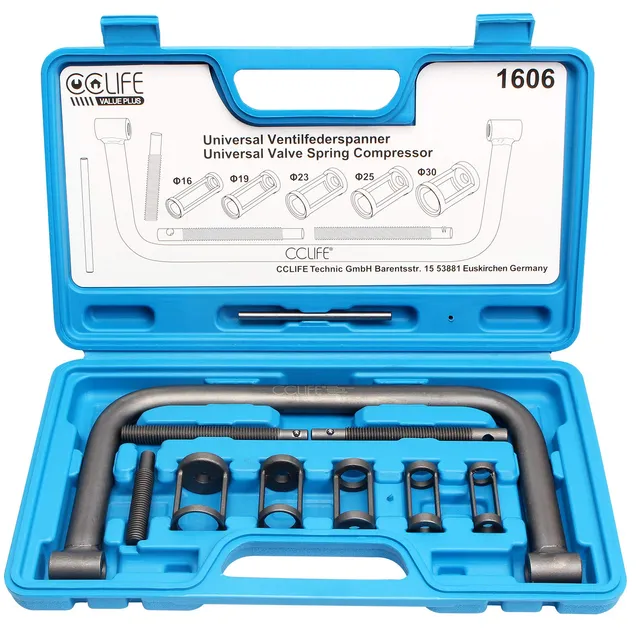 CCLIFE Spring Compressor compresseur ressort soupape 10 pièces