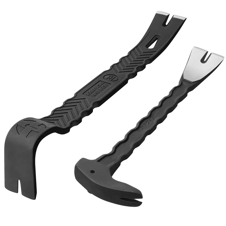 MaxPower Outils de frappe Pied de Biche Lot 2 Noir 300+380mm