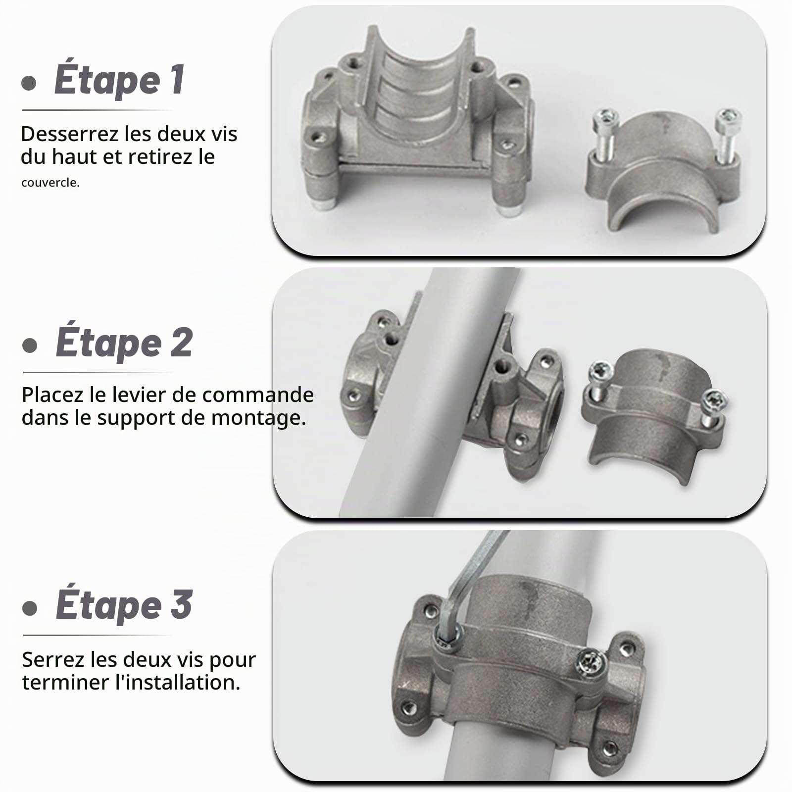 OUKENS Support Poignée Débroussailleuse 28 mm Aluminium