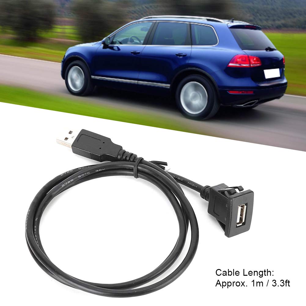 OUKENS Électronique automobile câble USB 2.0 tableau de bord 1m