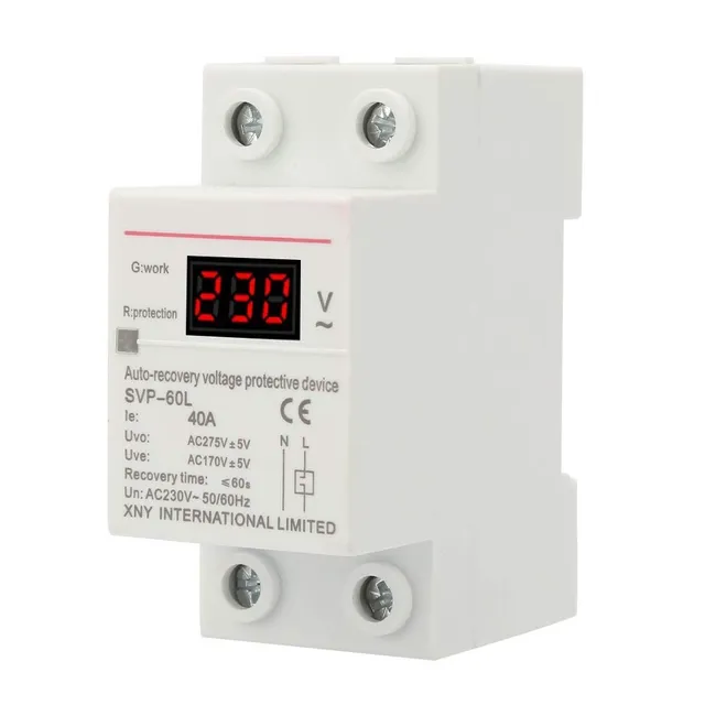 Jadeshay Installation Électrique protecteur tension 230V 40A auto