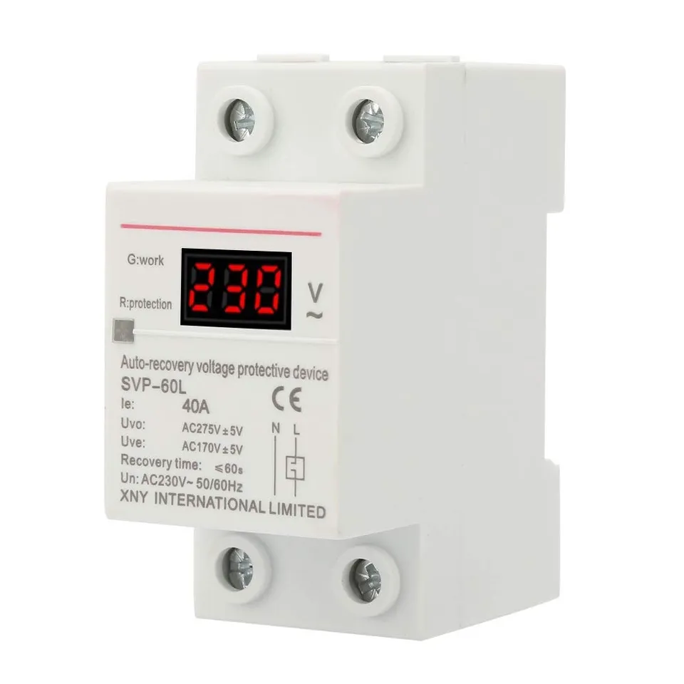 Jadeshay Installation Électrique protecteur tension 230V 40A auto