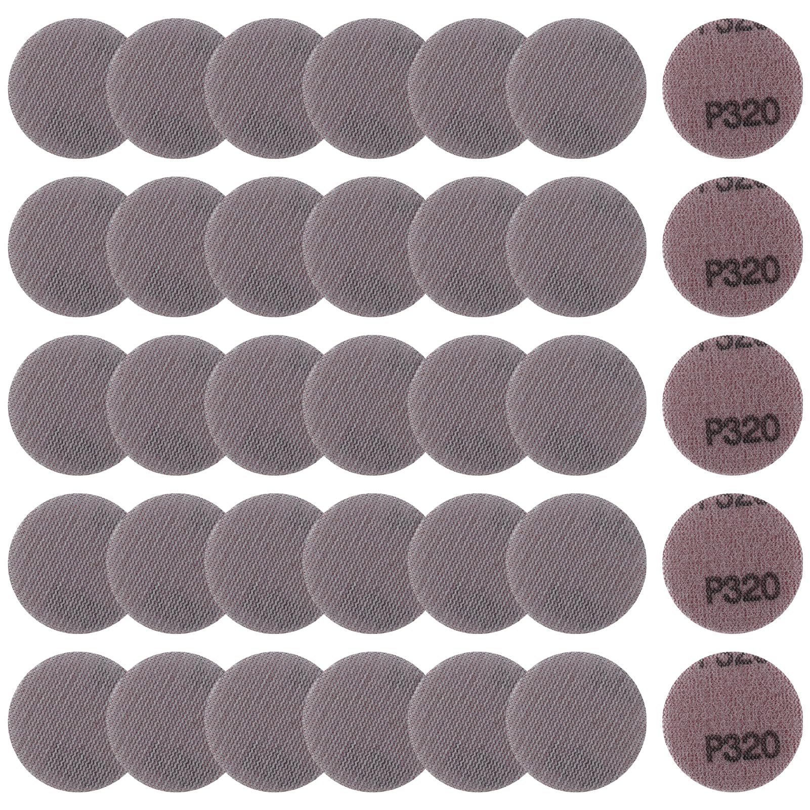 LEONTOOL Sanding disque abrasif 51 mm grain 320 lot 35