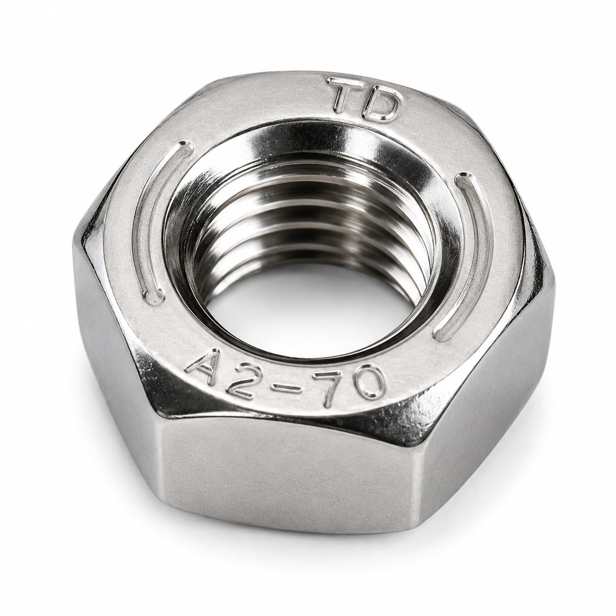 DAUMLINK Écrous M6LH écrou hexagonal filetage gauche inox 25 pcs