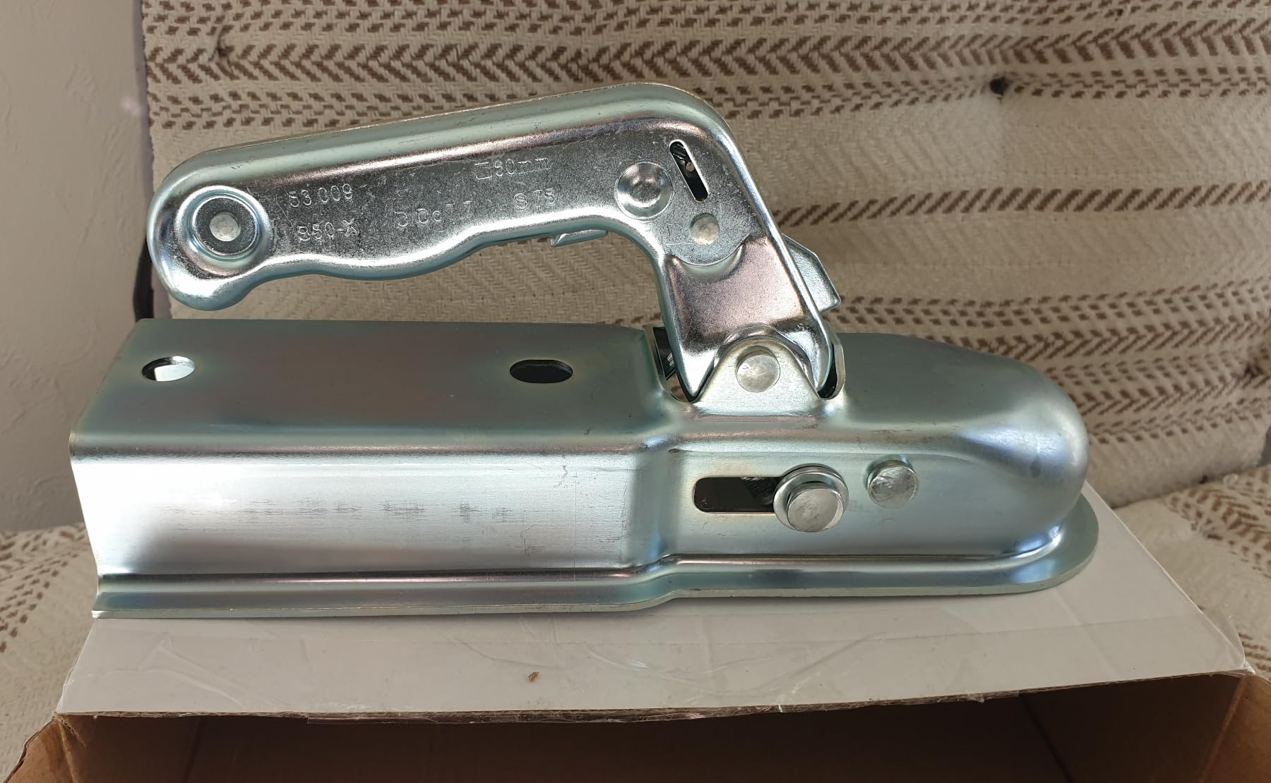 CCLife DIY Tools tête d'attelage 800 kg timon 60 mm