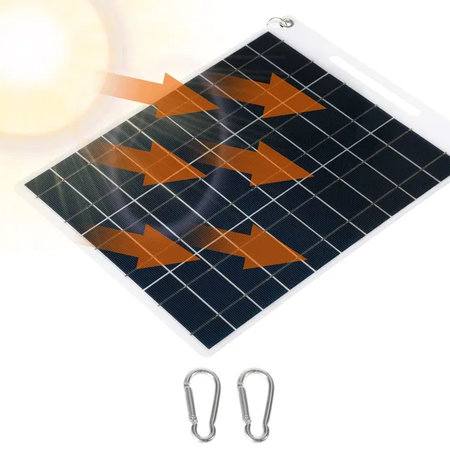 Jadeshay Solaire Photovoltaïque panneau solaire 30W 5V double USB