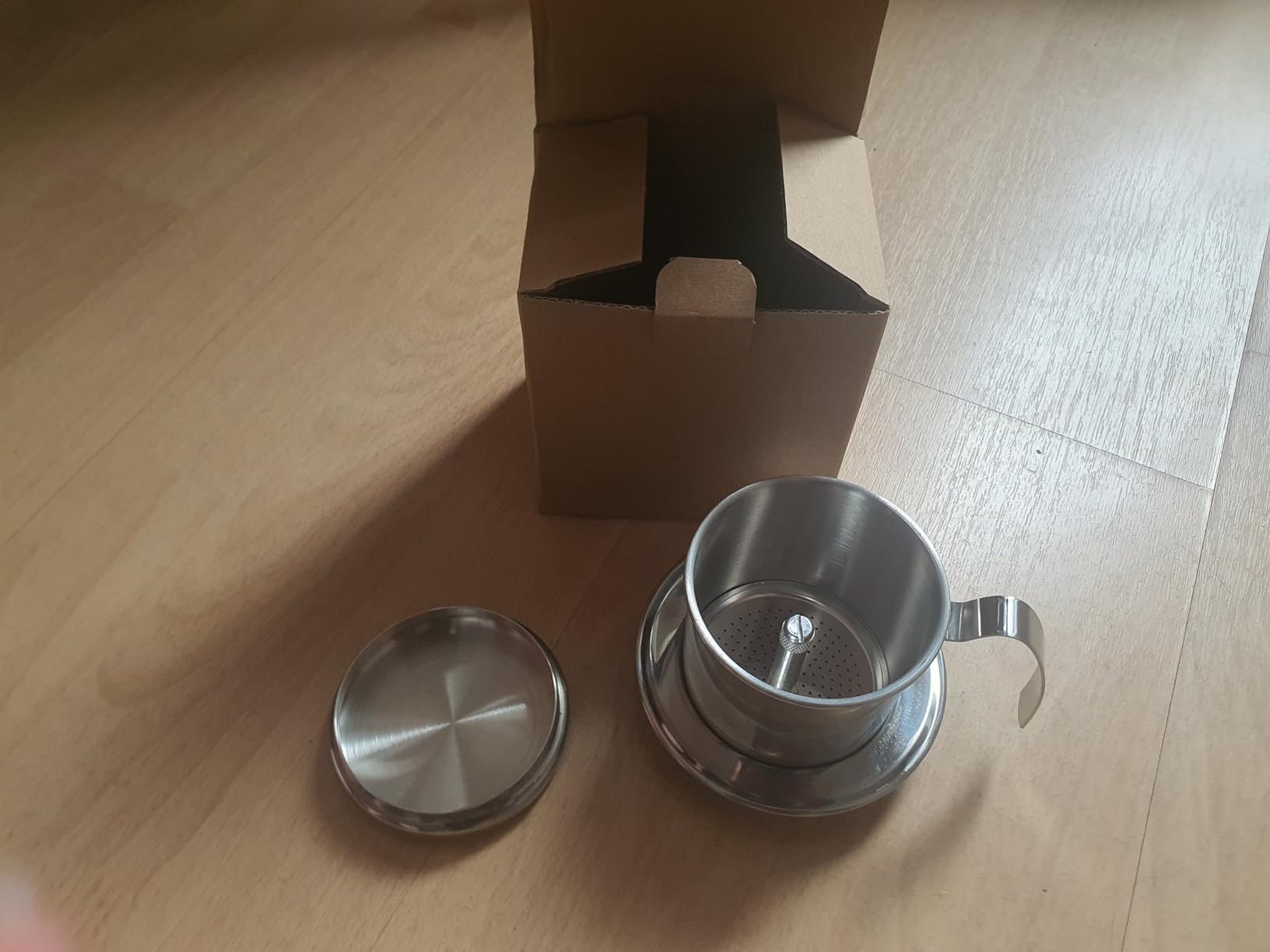 OUKENS Filtre Café Vietnamien Inox 100 ml 1 Tasse Réutilisable
