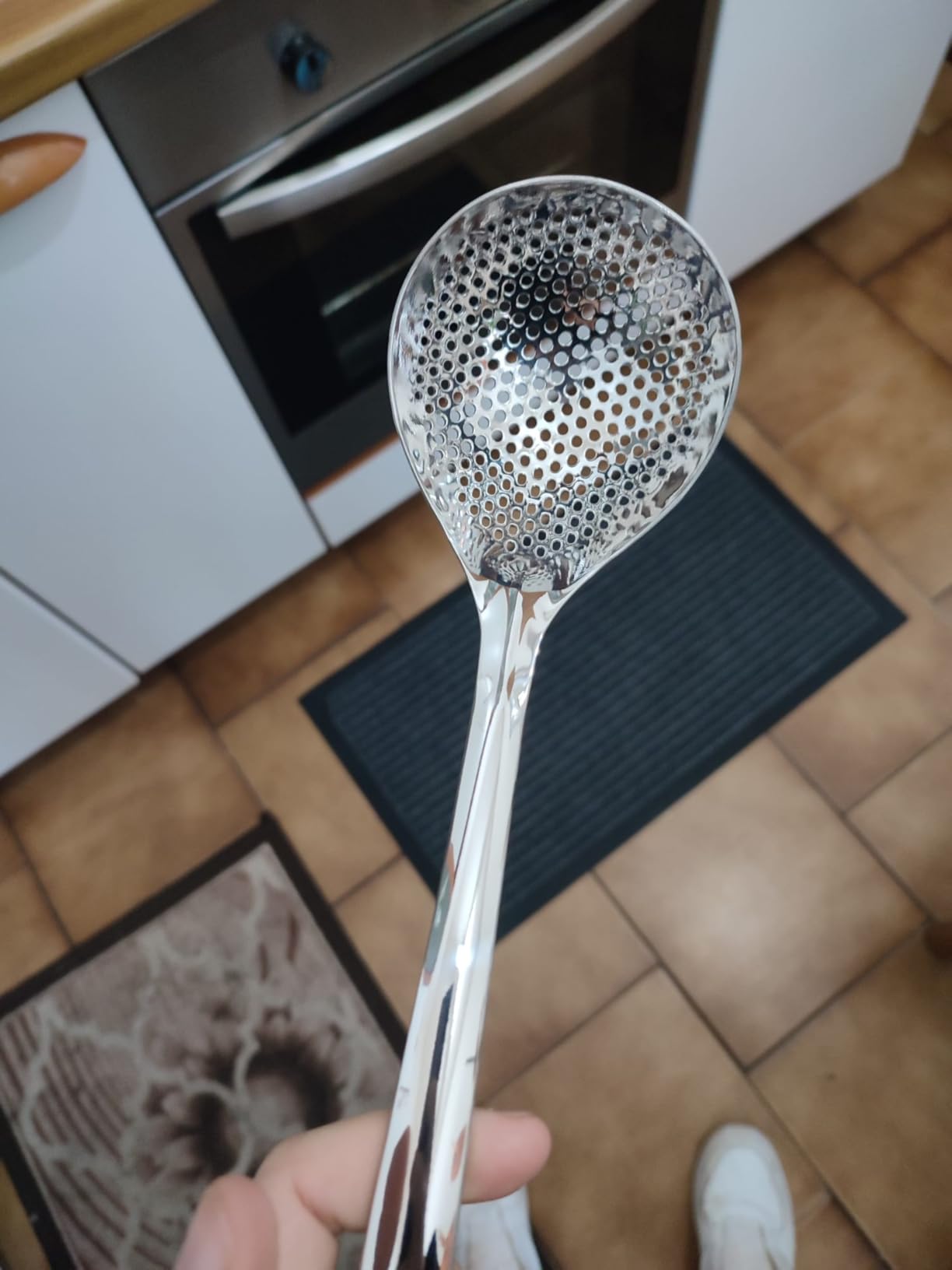 OUKENS Écumoire Inox 30 cm Lot de 2 Acier Inoxydable