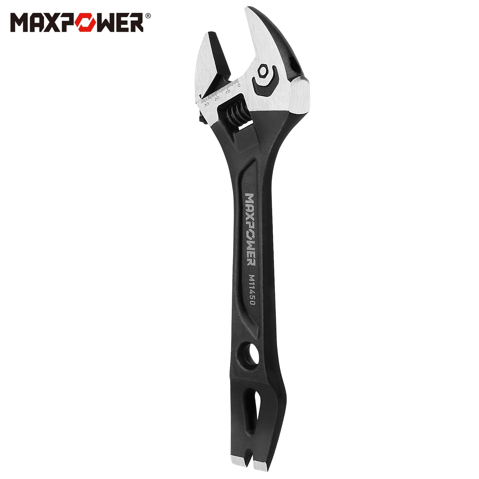 MaxPower Clé clé à molette 3 en 1 300 mm marteau