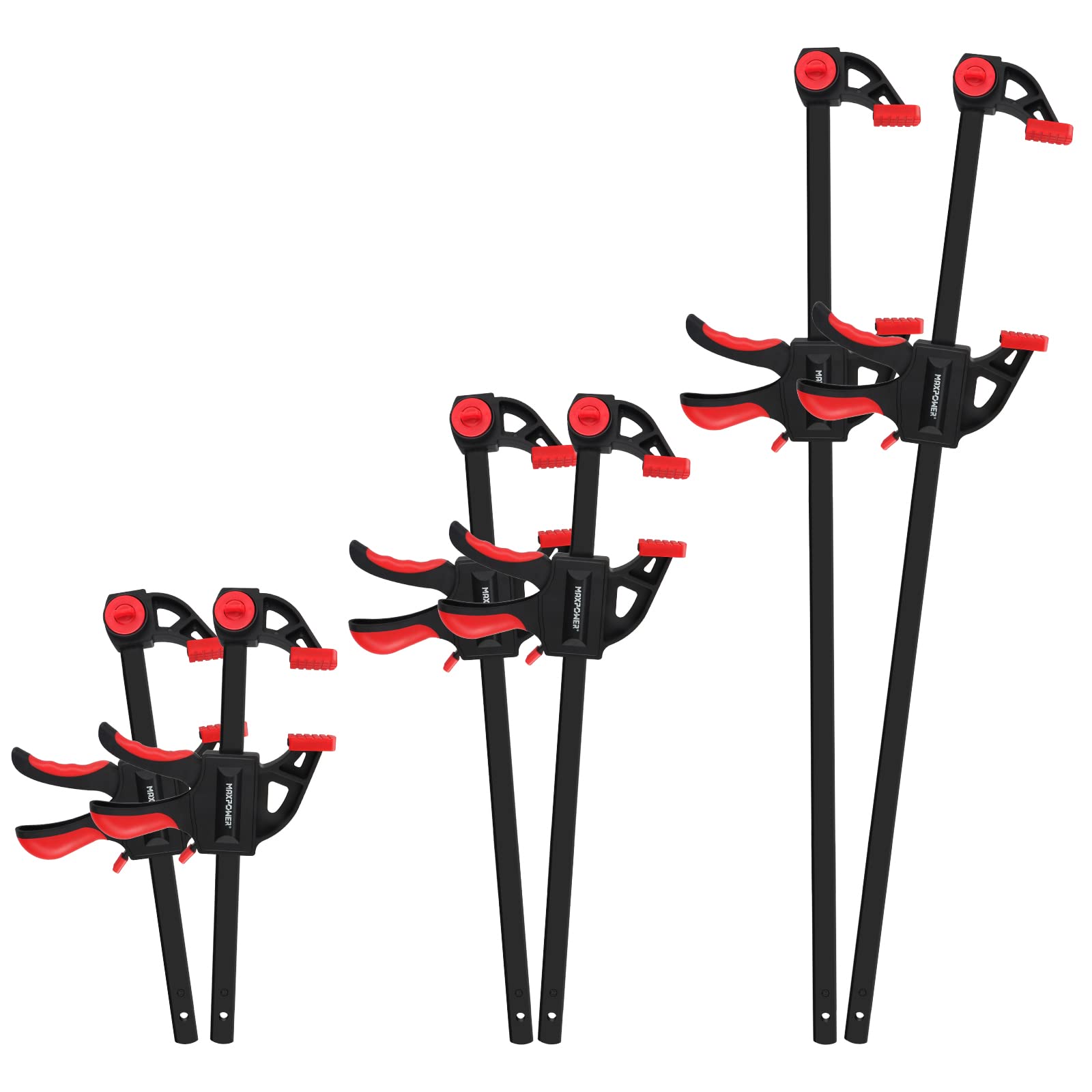 MaxPower Outils de serrage serre-joint rapide 150-600 mm 6 pièces