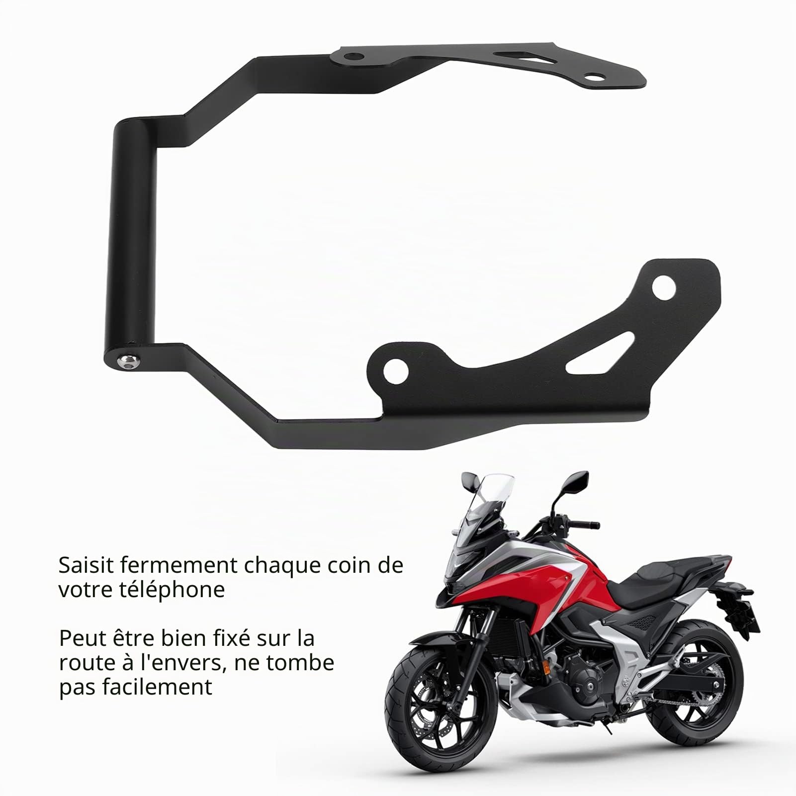 OUKENS support téléphone moto NC750X alu 2021+