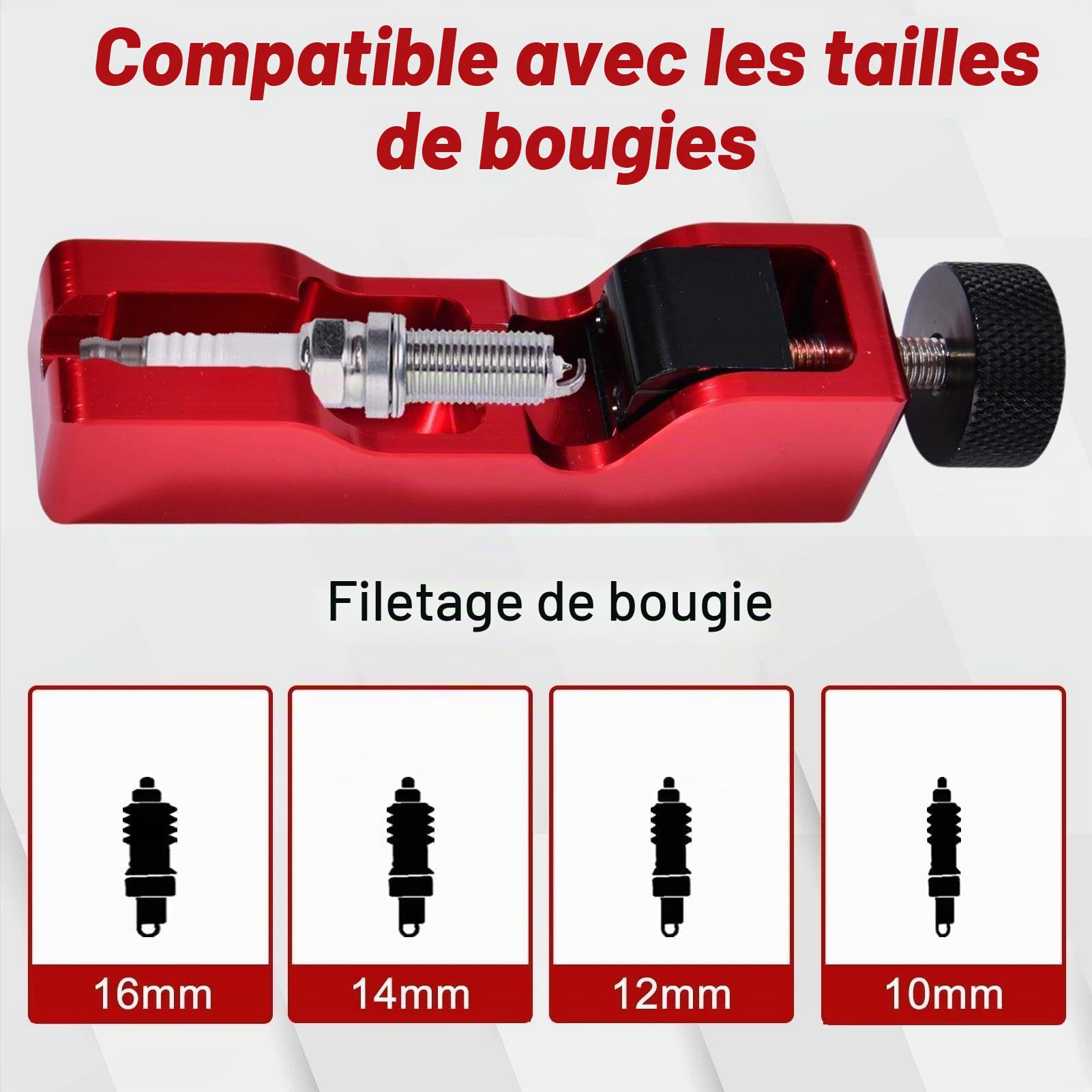 LEONTOOL Outils Automobiles outil écartement bougie 32 lames acier