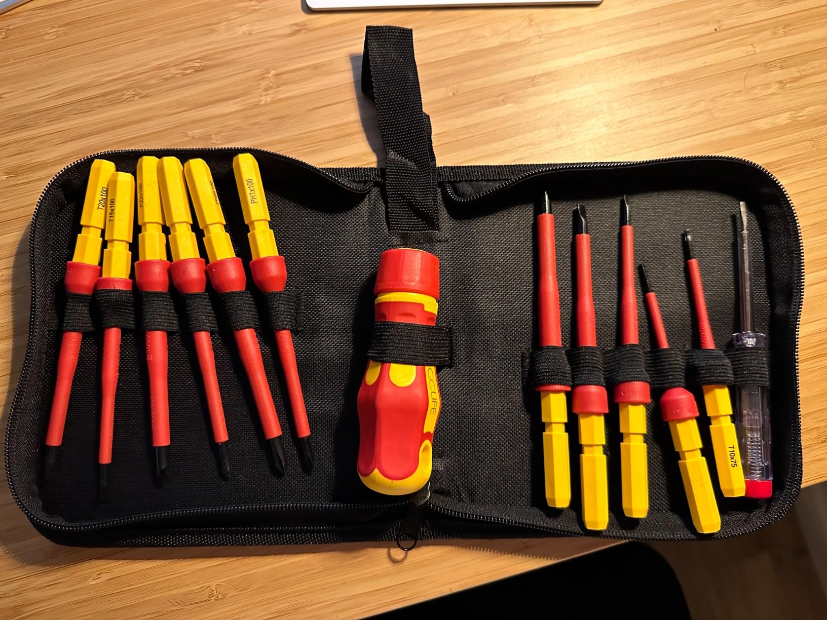 CCLife Screwdriver Sets jeu 13 tournevis isolés VDE 1000V