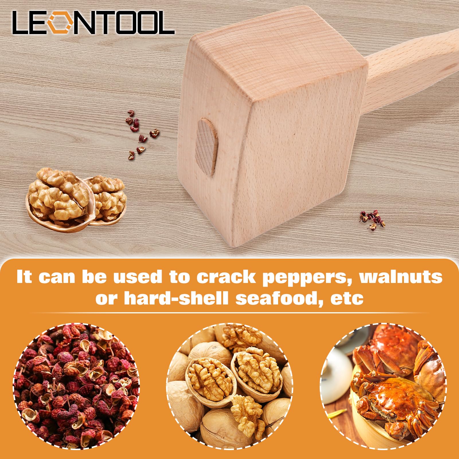 LEONTOOL Lames de Scie Maillet Bois Hêtre 9,5 Pouces 24 cm