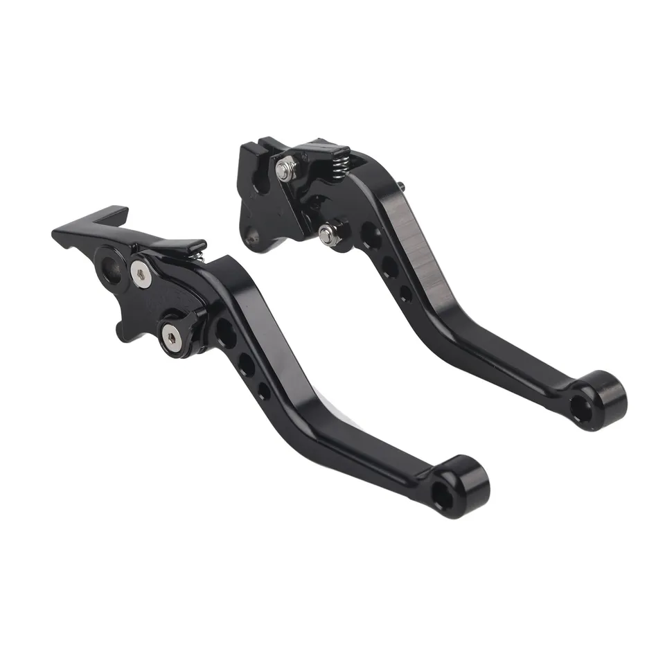 OUKENS Accessoires de moto leviers frein embrayage noir alu x2