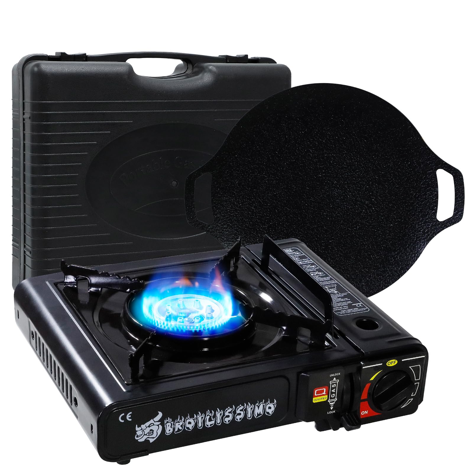 CCLIFE DIY Tools réchaud gaz MSF-1a 2500W mallette
