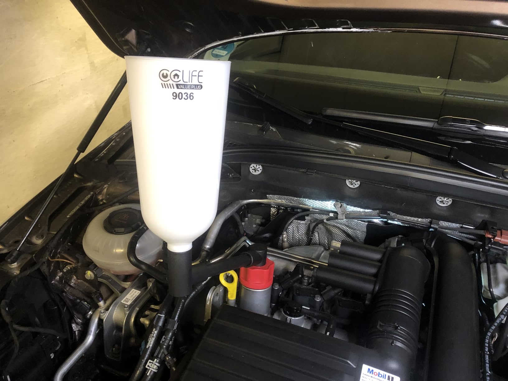 CCLIFE Oil Tools Entonnoir Huile 2 L Kit Remplissage Garage