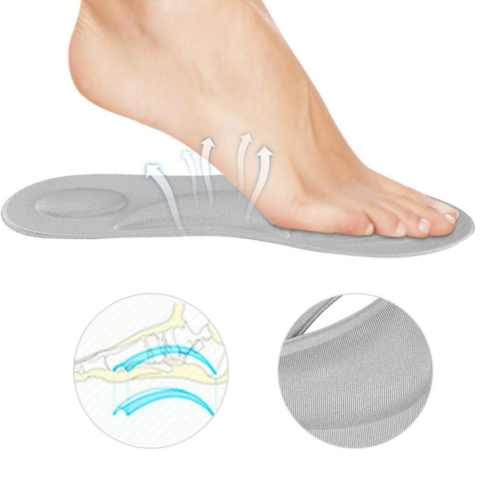 OUKENS Semelle intérieure mousse mémoire argent homme